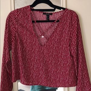 Forever 21 Polka Dot Blouse